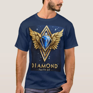 diamante Faith LLC Logotipo T-Shirt Design