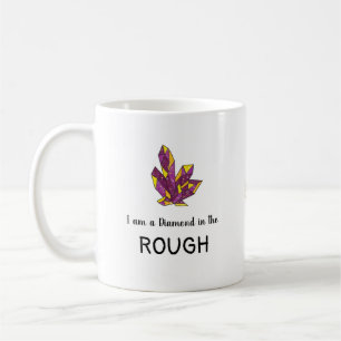 Diamante na caneca de café ROUGH