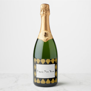 Diamante Preto e Dourado Gatsby Ano Novo 1920