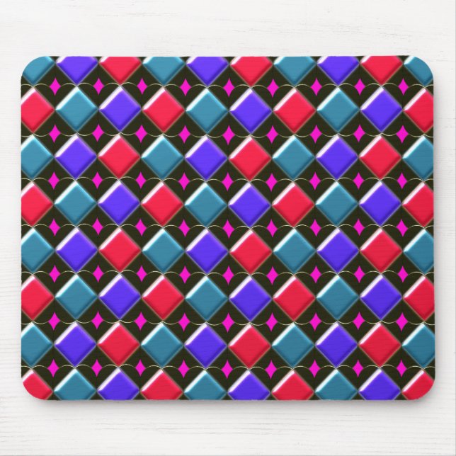 Diamantes brilhantes Criam seu próprio Mousepad (Frente)
