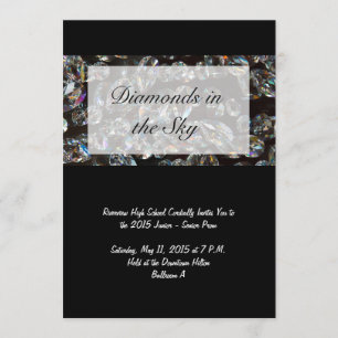 Diamantes - Convites para Bailes de formatura Blin