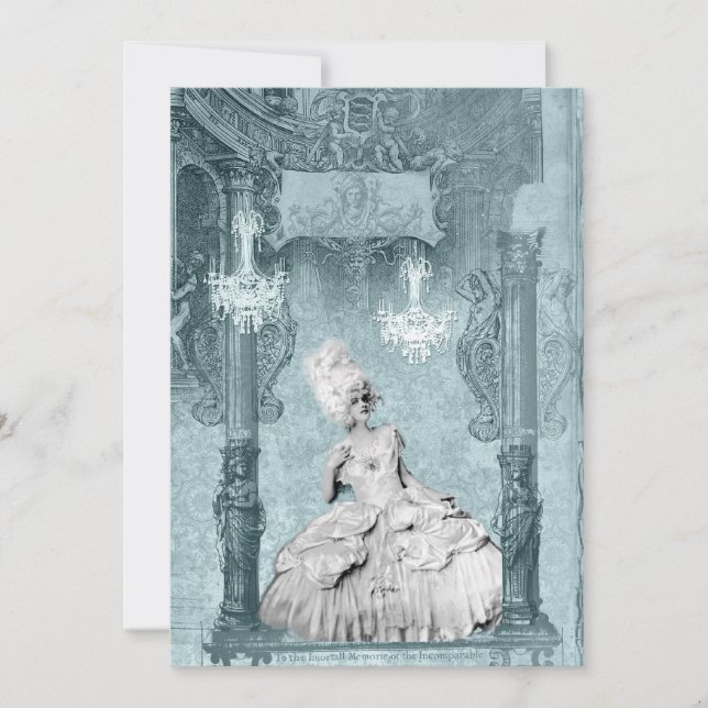 Diamantes de Marie Antoinette e convites da poeira (Frente)