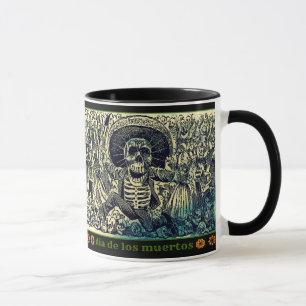 Diâmetro De Los Muertos Caneca