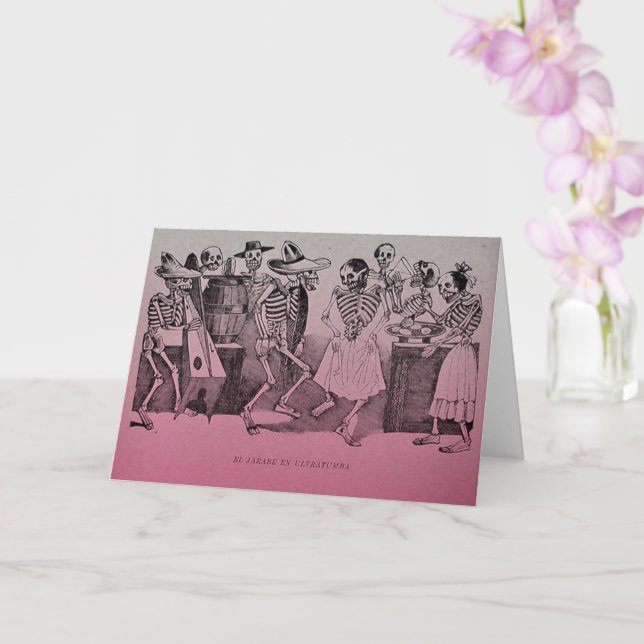 Diâmetro De Los Muertos Cartão - ultratumba do en (Orquídea)