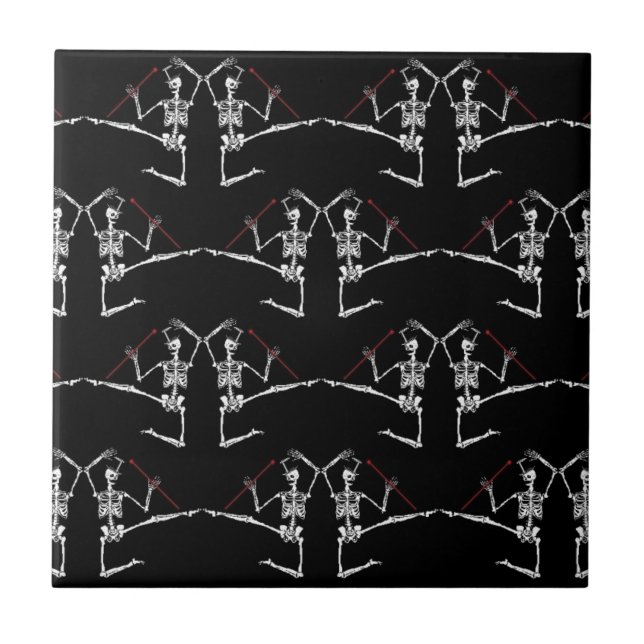 Diâmetro de Los Muertos Dia do azulejo inoperante (Frente)