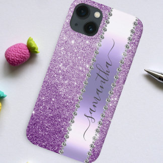 Diamond Bling Glitter Calliografia Nome Puro