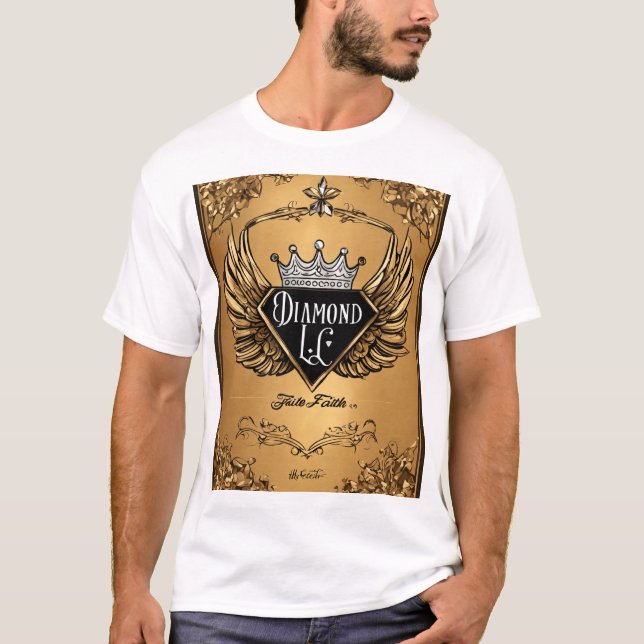 "Diamond Design T-Shirt - Gráfico exclusivo, Negri (Frente)