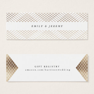 Diamond Geometric White Dourado Gatsby Registro Gi