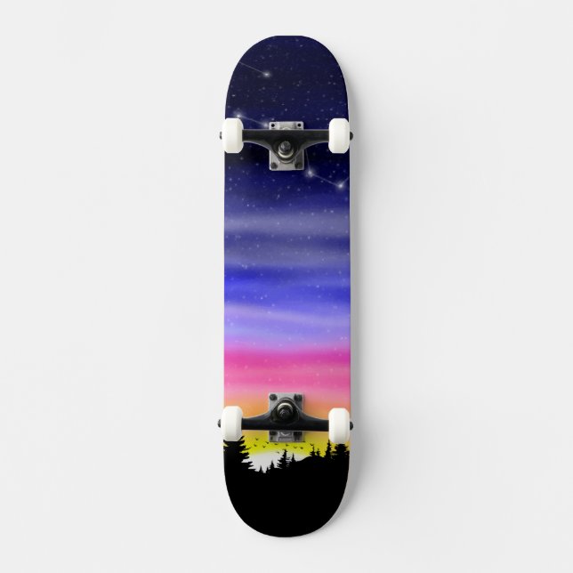 Diamond Night Skateboard (Frente)
