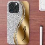 Diamond parece Dourado metal, vidro personalizado<br><div class="desc">Qualquer brilho ou diamantes em design são fotos e simulados. Este design pode ser personalizado na área fornecida pela alteração da foto e/ou do texto. Ou pode ser personalizado clicando em Personalizar este Modelo e, em seguida, escolhendo o clique para personalizar mais a opção e excluir ou alterar a cor...</div>