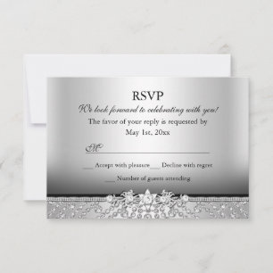 Diamond Silver e Black RSVP