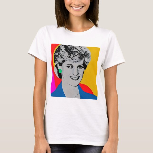 Diana Queen of Hearts T-Shirt (Frente)