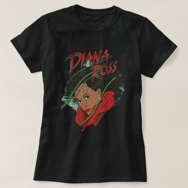 Diana Ross 1981 T-Shirt (Frente do Design)