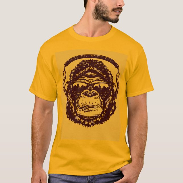 diano fossey gorilla encontra camiseta (Frente)