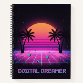 Diário de capa dura Digital Dreamer