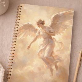 Diário de Escrita Espiritual Angelical Elegante