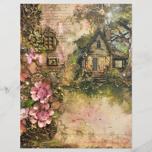 Diário de Junk Outono Papel (Verso)