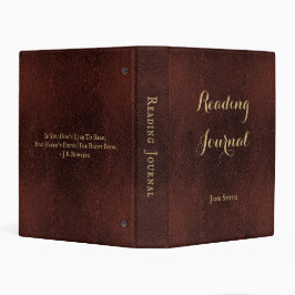 Diário de Leather Antica Vermelha Escura