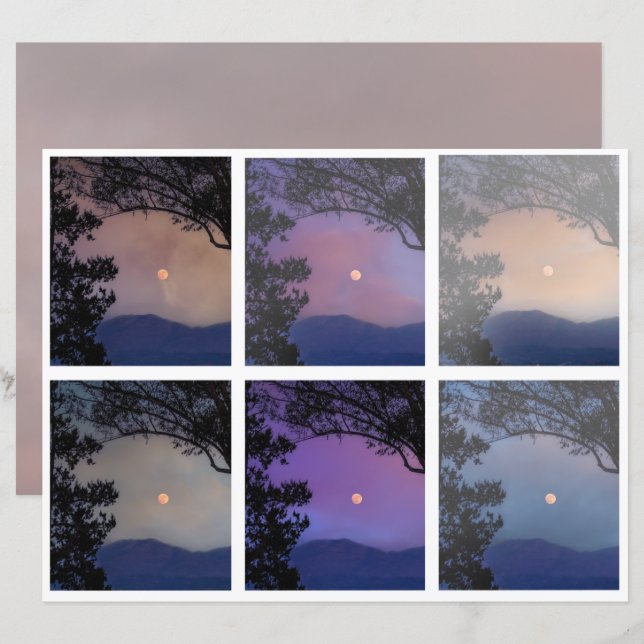 Diário de Lixo Ferie Skies Moon Trees Fantasy 7-12 (Frente/Verso)