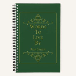 Diário Elegante Personalizado para Cotações