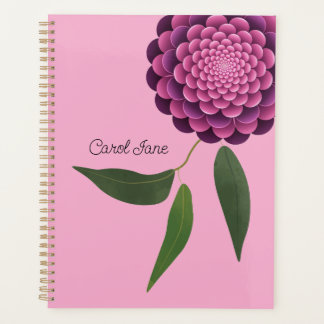 Diário Floral Personalizado - Planejador de Limite
