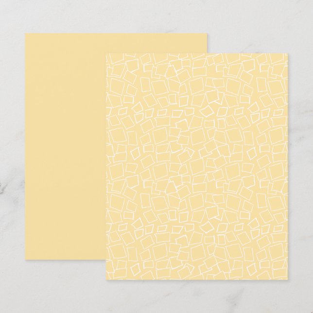 Diário Mágico Geométrico do Abstrato branco Dourad (Frente/Verso)