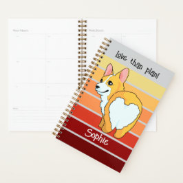 Diário Personalizado Corgi - Planejador