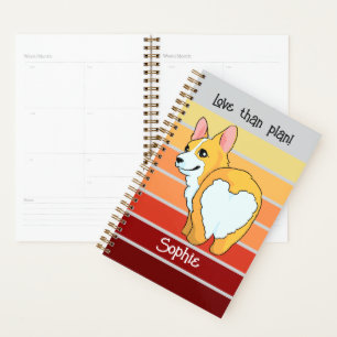 Diário Personalizado Corgi - Planejador