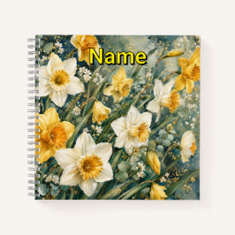 Diário Personalizado da Flor de Nascimento de Març
