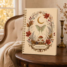 Diário Personalizado de Outono Witchy com a Maripo