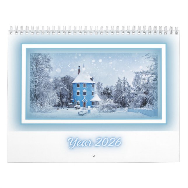 Dias de Inverno Pacífico — Calendário 2026 (Capa)