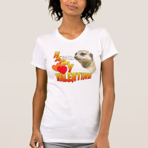 Dias de os namorados Meerkat BFF T-Shirt