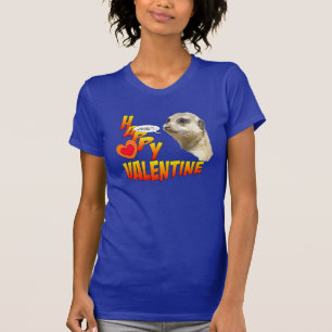 Dias de os namorados Meerkat - Camisa personalizáv