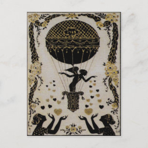 Dias de os namorados Voadores ~ Cartão postal Art