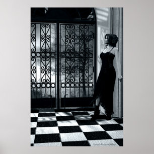 Dias do poster Noir da arte