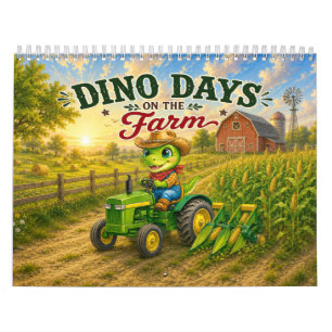Dias dos Dinossauros na Fazenda Calendário de Pare