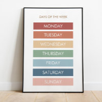 Dias Educacionais da Semana | Poster da escola dom