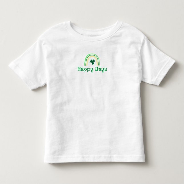 "Dias Felizes" camiseta infantil (Frente)