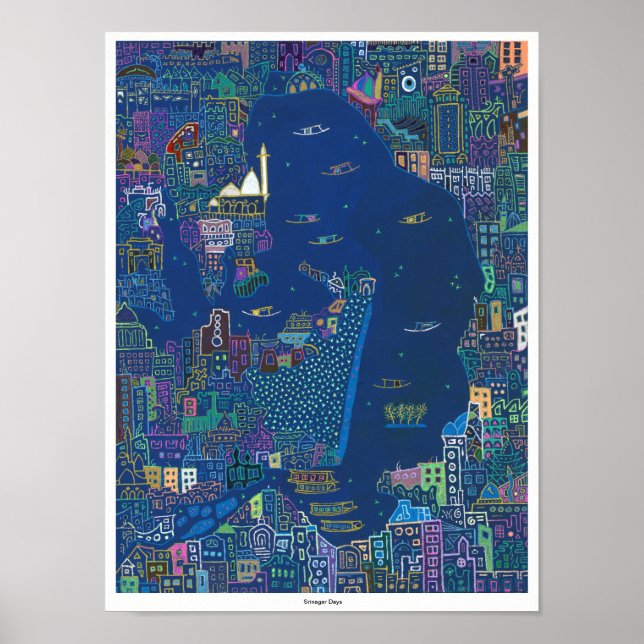 Dias Srinagar - Impressão - Tamanho Original (Frente)