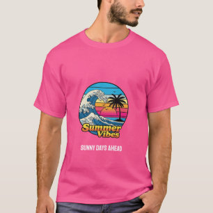 Dias Sunny Afronte - Camisa De Víblias De Verão