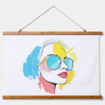 Dias Sunny Retro Shades Tapeçaria