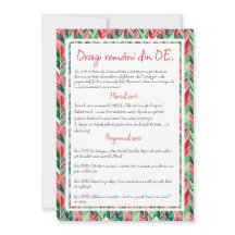 Diáspora romena em DE, Convite Masa de Craciun