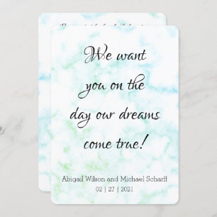 Dica Moderna dos Convites para Casamento de Mármor