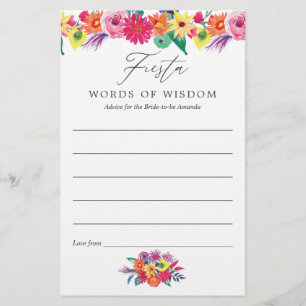 Dicas de Chá de Noiva Floral Aquarela Fiesta