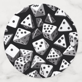 Dice Delight: Uma Cascata Geométrica