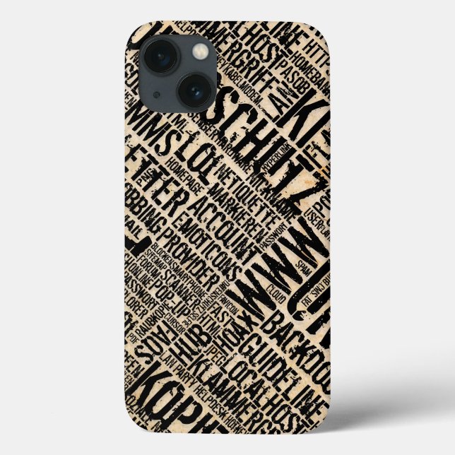 Dicionário de Computador - Case-Mate iPhone vintag (Verso)