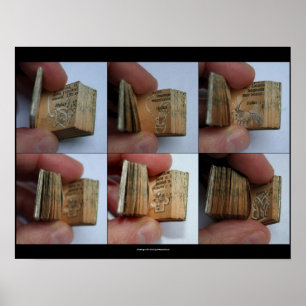 DicofrAngle Miniature Book com Poster de Desenhos
