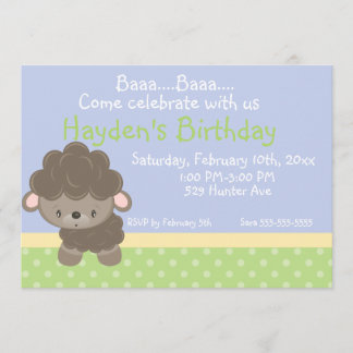 Diddles o convite do menino do aniversário do