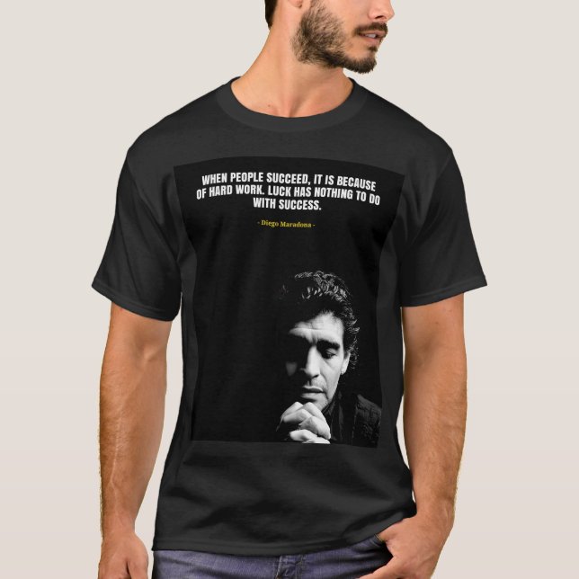Diego Maradona quotes T-Shirt (Frente)