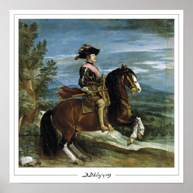 Diego Velázquez Zedign Art Poster nº 91 (Frente)